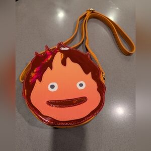 Studio Ghibli Howl's Moving Castle Calcifer Flame Crossbody Bag